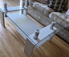 Glass Top Coffee Table