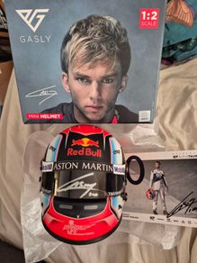 Pierre Gasly signed 1:2 scale helmet F1 formula 1
