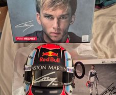Pierre Gasly signed 1:2 scale helmet F1 formula 1