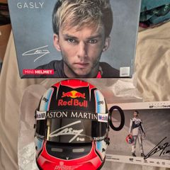 Pierre Gasly signed 1:2 scale helmet F1 formula 1