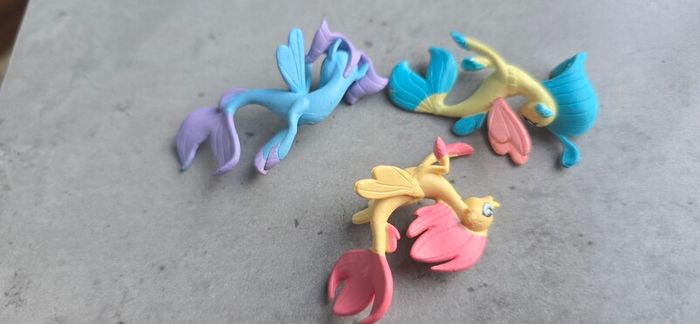 3 x Sea Ponies Mini Figure 2inch HTF MLP G4 My Little Pony Movie