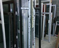 black on cream pvc windows