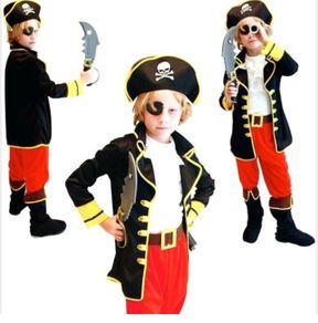 Pirate Kids Halloween Boy Costume Fancy Dress Party Pirates