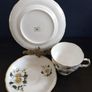 Fabulous Arklow Pottery Bone China Trio in "Display-Only" Condition - a Lovely Floral Pattern in White, Yellow and Green. Image 4
