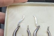 Real silver earrings