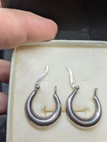 Real silver earrings