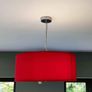 Red light shade pendant Image 3