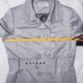 Quin & Donnelly Vintage Grey Pale Blue Trench Coat 14UK/42EU Image 9
