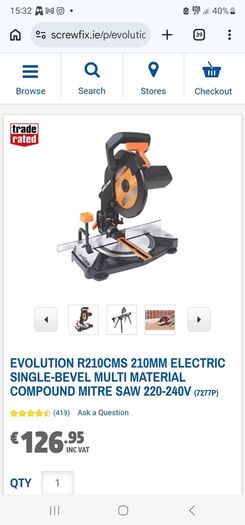 Mitre saw and sander