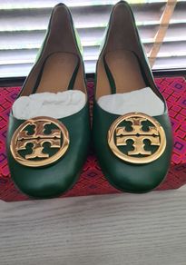 Tory Burch Green Ballet Shoes Size Us 8.5, Uk 40