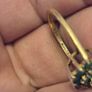 Vintage 9ct Gold starburst cluster ring Image 3