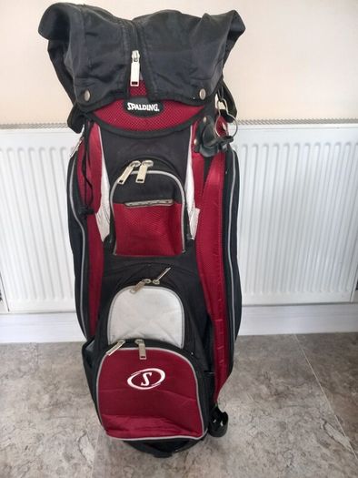 Spalding golf cart bag.