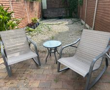 Outdoor Furniture - Rocking Chairs & Table