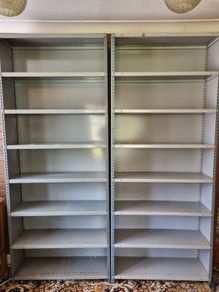 industrial steel shelving unit job lot five pieces