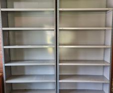 industrial steel shelving unit job lot five pieces