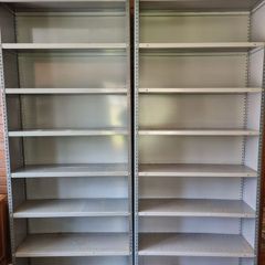 industrial steel shelving unit job lot five pieces