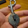 Vintage Lady of Cardigan + Small Padlock Image 5