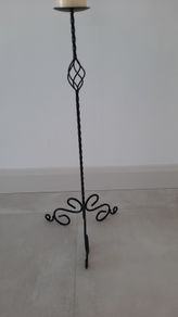 Wrought  iron  candle holder