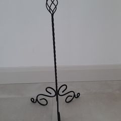 Wrought  iron  candle holder