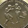 Boxing 1988 Olympics coin stamp collectors cover | Seoul 88 RARE Image 2