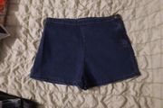 denim high waist shorts