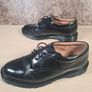 Mens Solovair 1462 Gibson Hi Shine 4 Eyelet Lace Up Work Shoes Size Uk 10  Dr Martens Black Leather Image 8