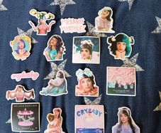 50 Melanie Martinez Stickers. Matte Finish.