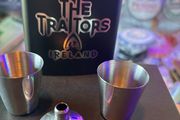 Traitors Ireland whiskey hip flask sets