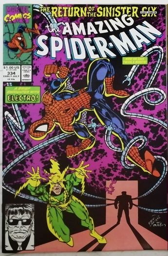 Amazing Spider-Man #334 Return of The Sinister Six - Part 1(1990)
