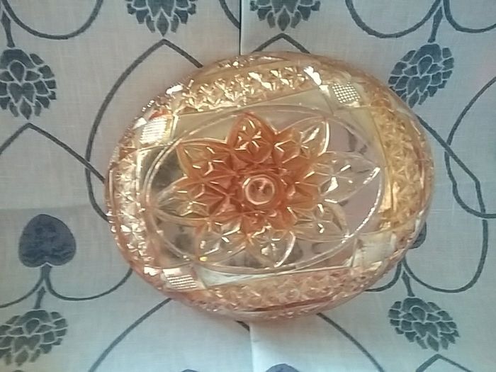 Two Ovel Glass Serving Bowls
