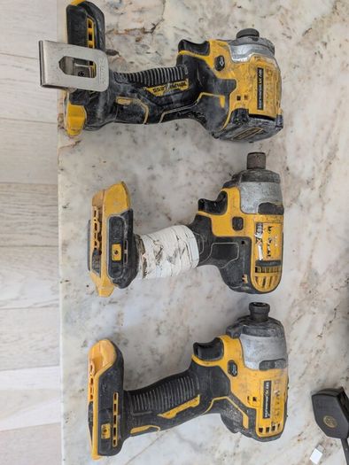 3 x Dewalt Impact Drivers