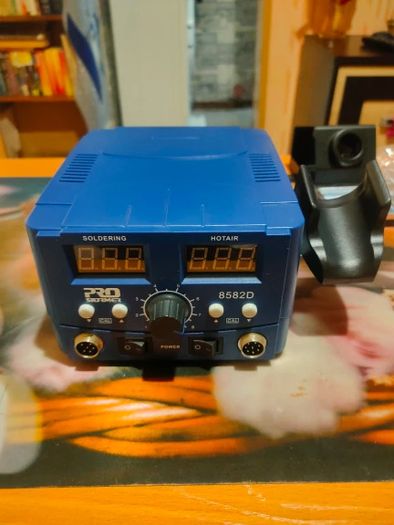 800W SMD Soldering Station Quick Heat Electric Hot Air Gun 2 in 1 Led Display Electric Soldering Iron BGA Rework Welding Station