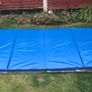 Sure Shot Foldable Double Mat (4 Fold) | 8Ft X 4Ft X 50Mm - Blue Image 2