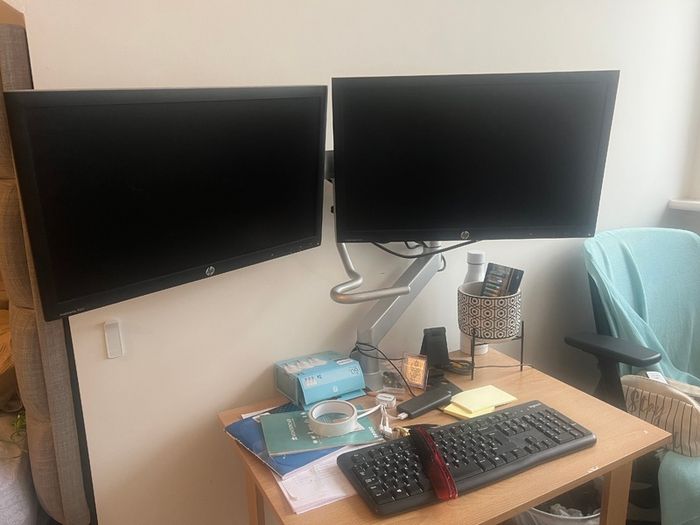 Corporate Monitors and multi directional table mount