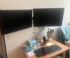 Corporate Monitors and multi directional table mount