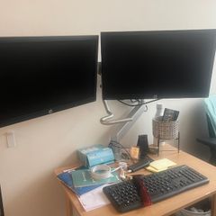 Corporate Monitors and multi directional table mount