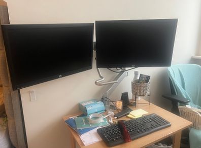 Corporate Monitors and multi directional table mount