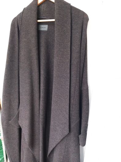 Oska Charcoal Brown Long Coat S18