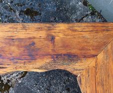 Country Style Driftwood Corner Shelf / Display