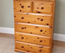 Solid Pine Chest of Drawers