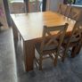 Dining Table Solid Oak 180x180cm Image 2