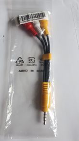 3.5mm jack to 3-RCA