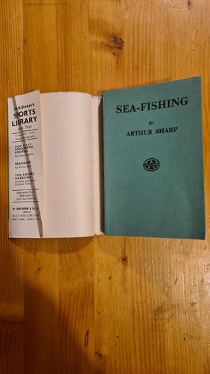 Sea-fishing. By Arthur Sharp. First Edition Paperback With Dustjacket. In Good Condition.