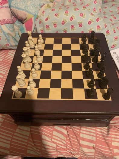 Wooden Multi set chess & games board set (boxed)