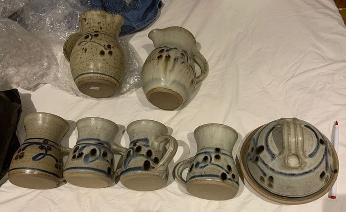 Rossmore tankards etc pottery