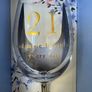 21st birthday glass Image 3