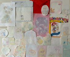 1980,s Vintage Fancy Paper Bundle