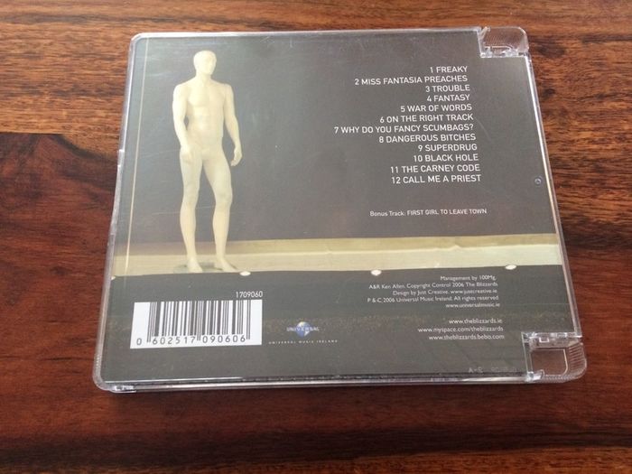 The Blizzards A Public Display of Affection CD