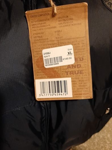 Brand New Schott NYC Parka Jacket - Size XL and Size XXL