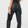 Leather look pants Image 3